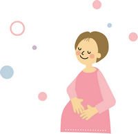 妊婦さんのイラスト