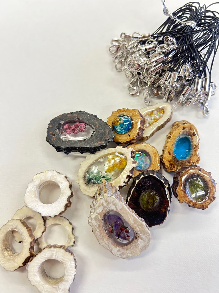 鹿角の指輪づくり