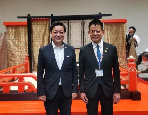 石川県小松市長との記念写真