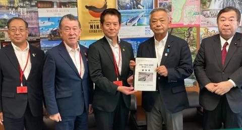 国道21号岐阜・滋賀バイパス建設促進期成同盟会国要望活動をいたしました。