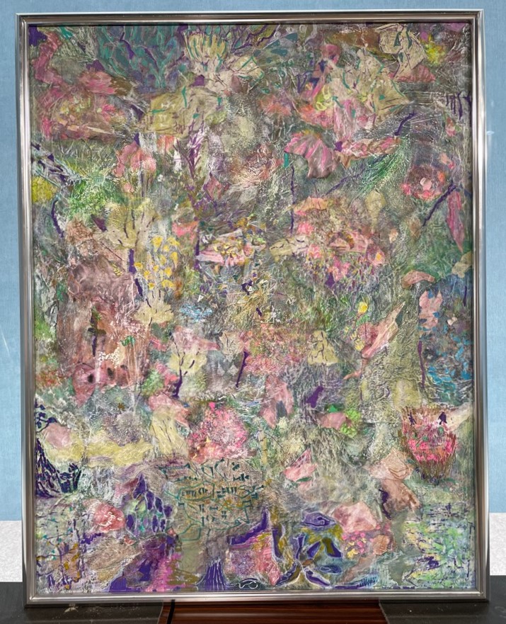 絵画部門、教育長賞「春待つ時」
