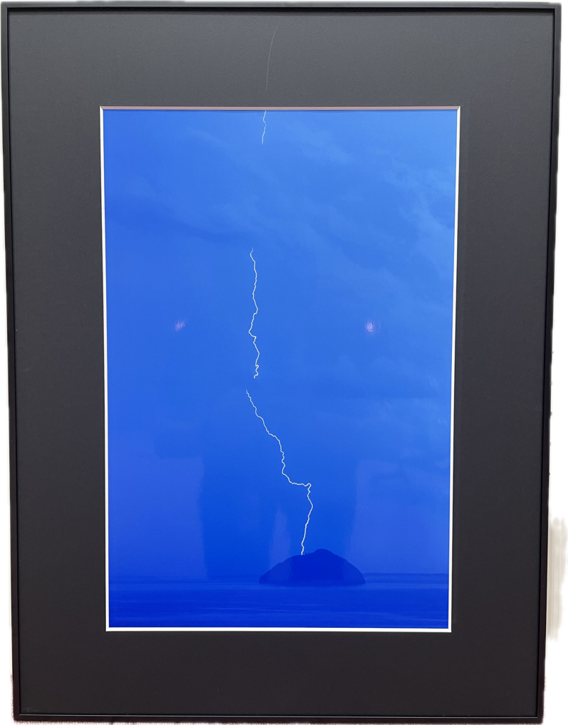 写真部門、市展賞「雷神」