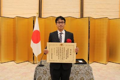 内閣総理大臣表彰 表彰状