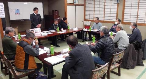 大鹿自治会の皆さまとの意見交流会の様子