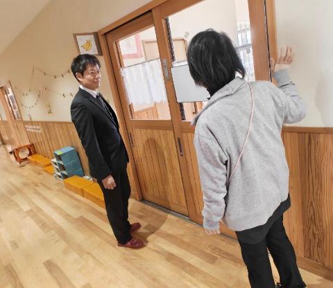 視察の様子