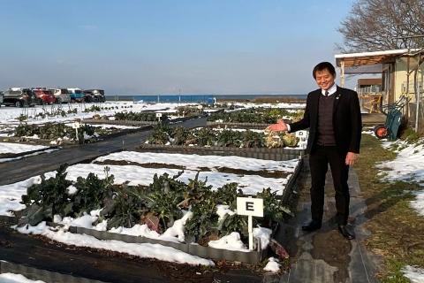 まいばら農業塾の畑の風景