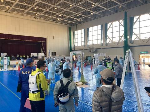 滋賀県原子力防災訓練の視察