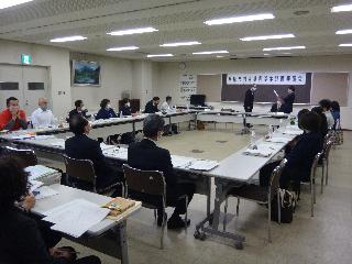 第1回米原市教育振興基本計画審議会の会議の様子