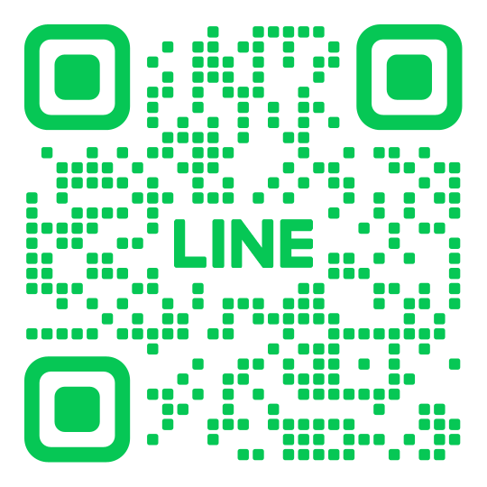 ラインのお友だち登録をするためのQRです