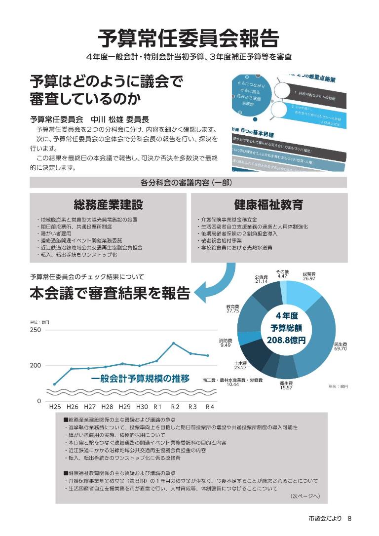 予算常任委員会審査報告2