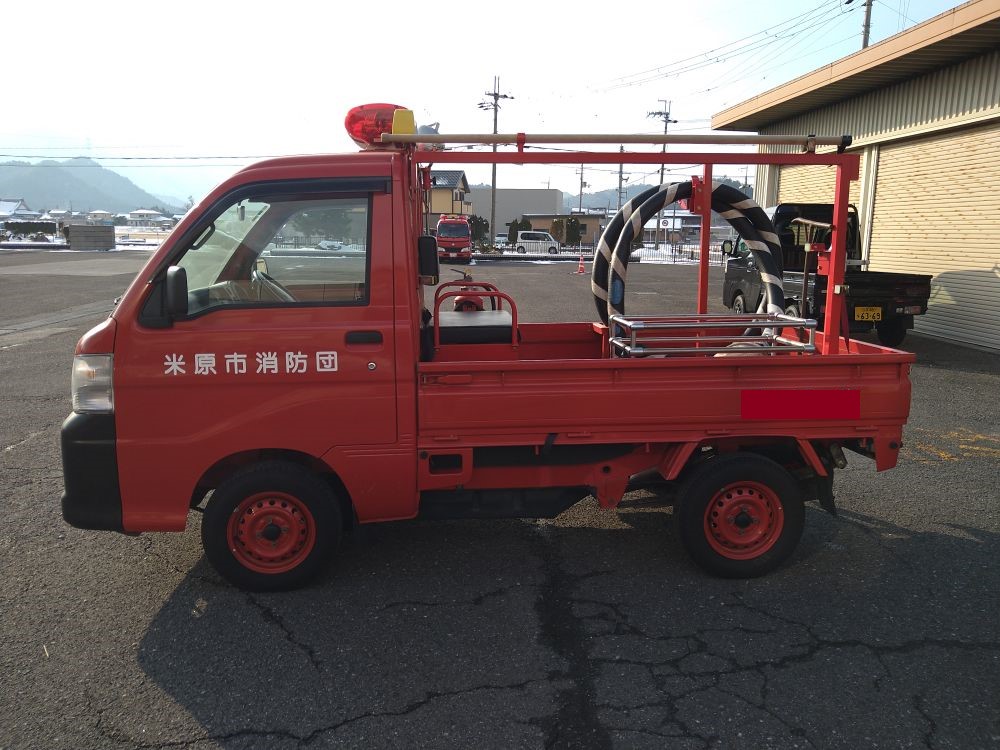 物品番号5消防ポンプ積載車5外観左側面の画像