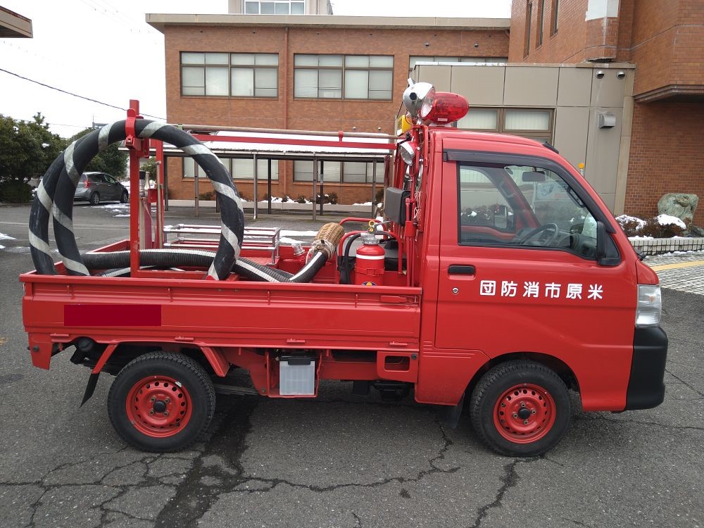 物品番号2消防ポンプ積載車2外観右側面の画像