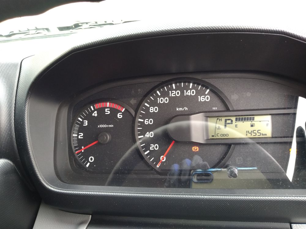 物品番号6消防ポンプ積載車6内観ODOメーターの画像