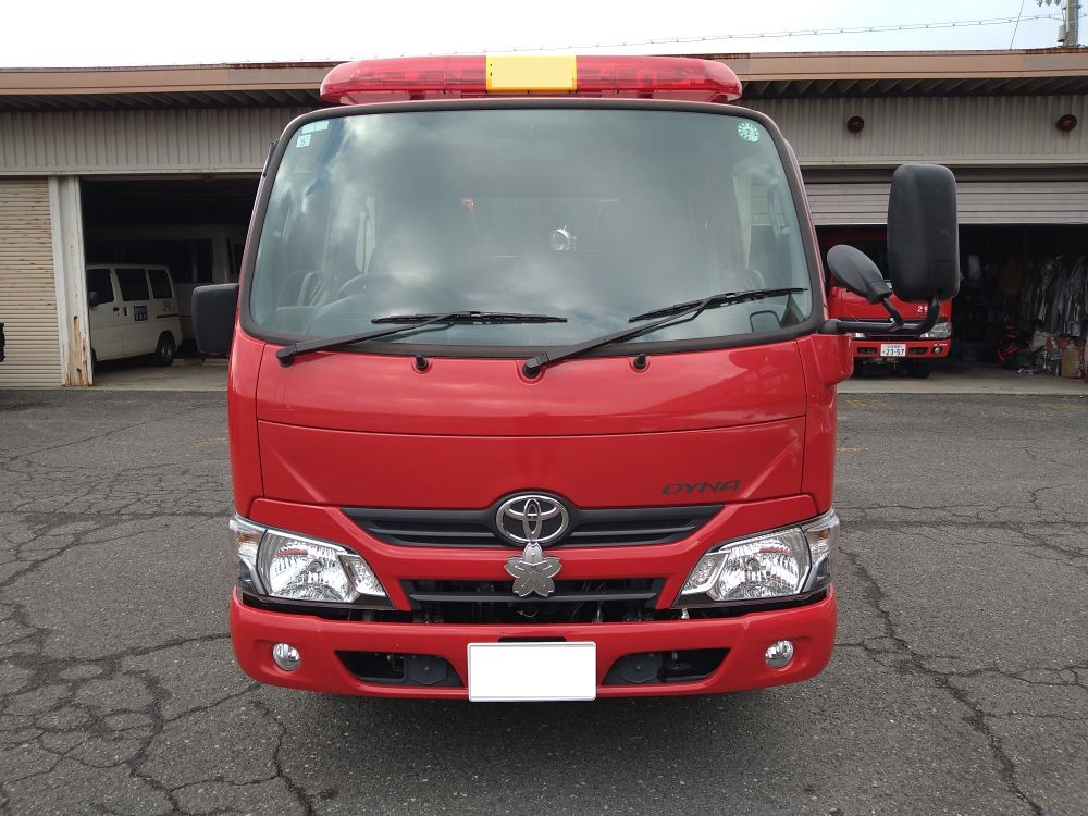 物品番号6消防ポンプ積載車6外観正面の画像