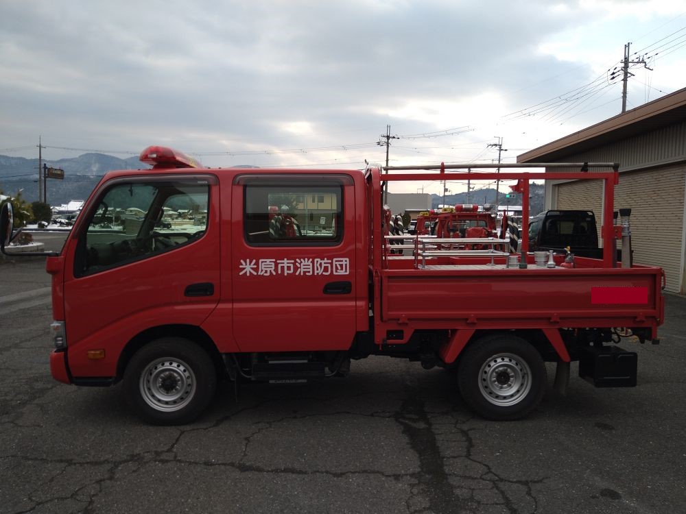 物品番号6消防ポンプ積載車6外観左側面の画像