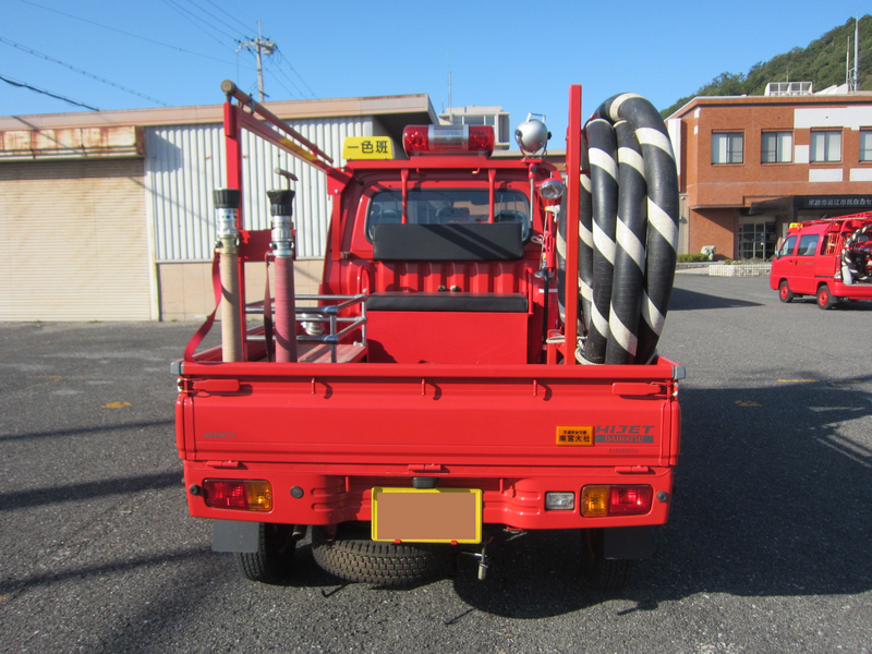 物品番号5消防ポンプ積載車5外観背面の画像
