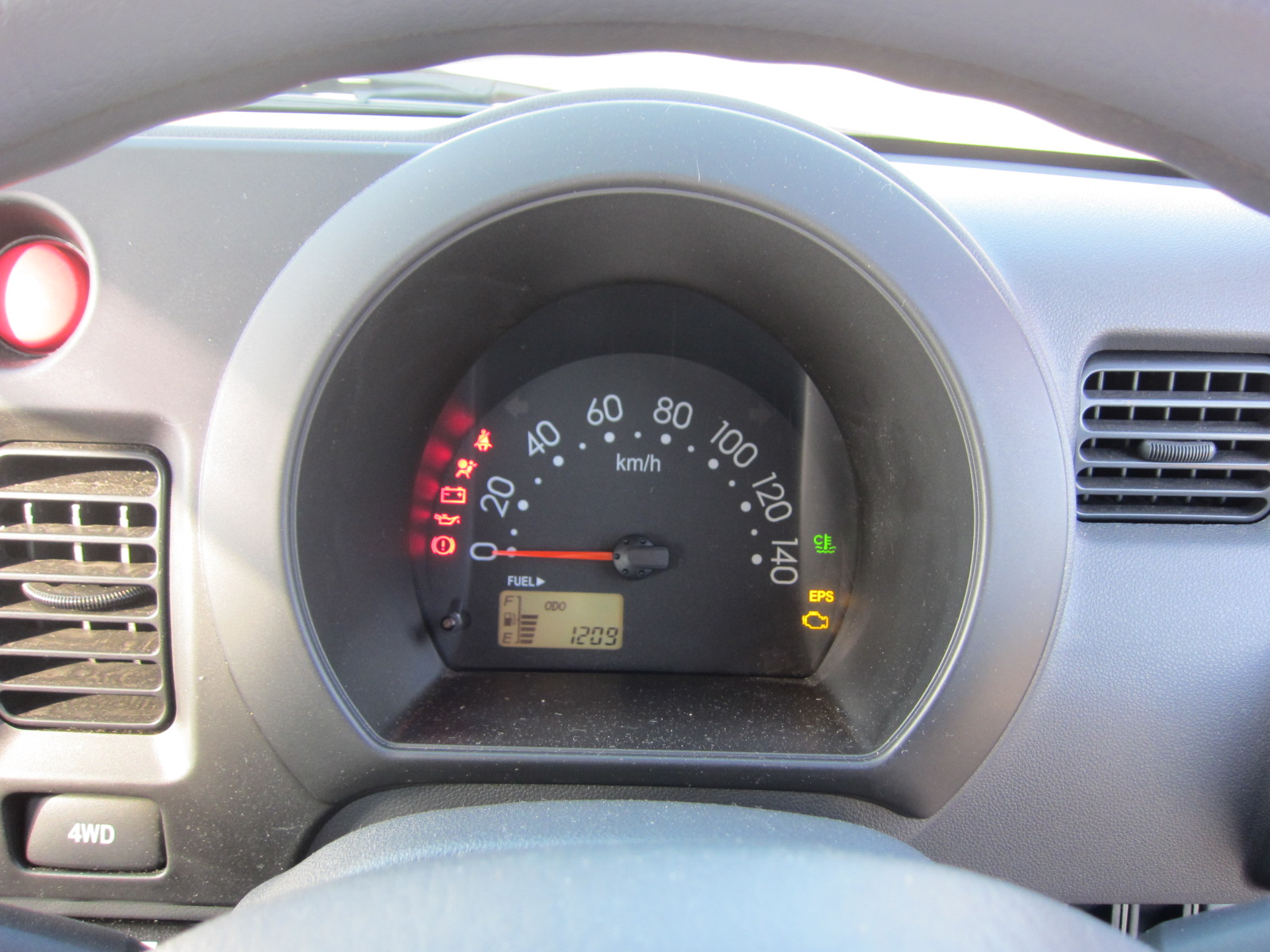 物品番号5消防ポンプ積載車5内観ODOメーターの画像