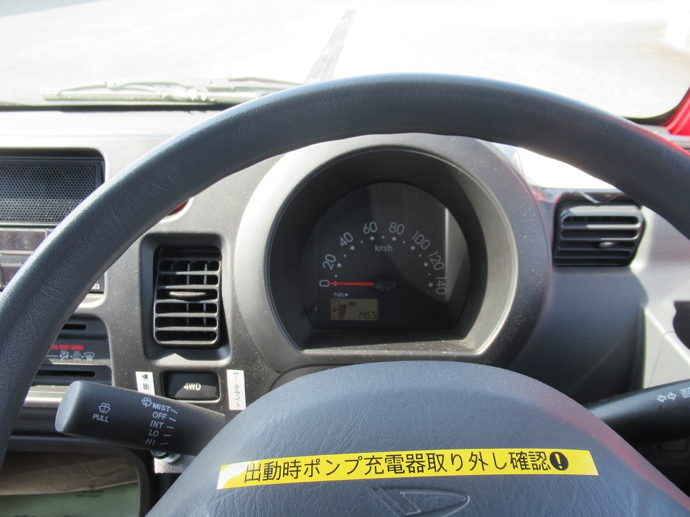物品番号5消防ポンプ積載車5内観ODOメーターの画像